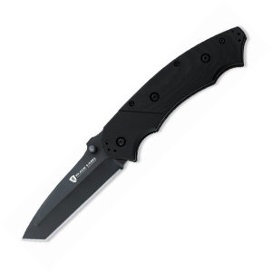 Perfect Storm, G-10 Handle, Black Blade, Plain,  BR320105BL