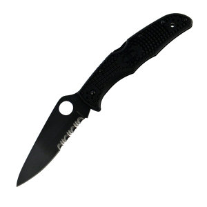 Endura 4, Black FRN Handle, Black Blade, ComboEdge,  C10PSBBK