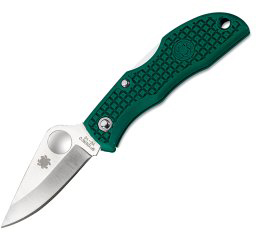 Ladybug 3, Foliage Green FRN Handle, Serrated,  LFGS3