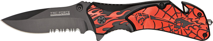 Tac Force Flaming Skull A/O, 695RD