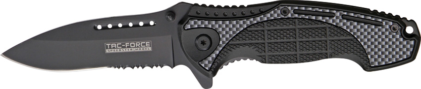 Tac Force Linerlock A/O Black, 689BK