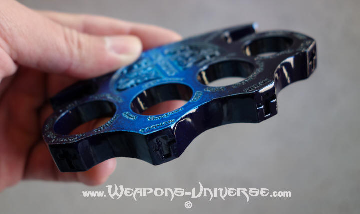 Blue to Black Gradient Constantine Brass Knuckles