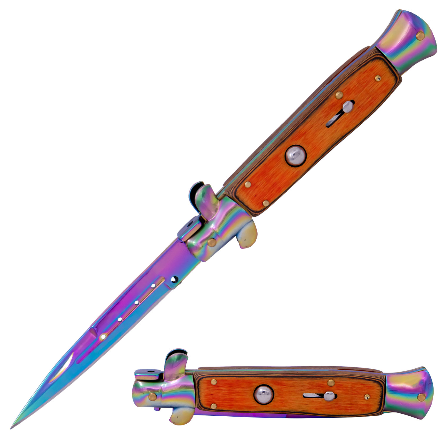 Elegegant Grace Rainbow Blade Automatic Milano Stiletto