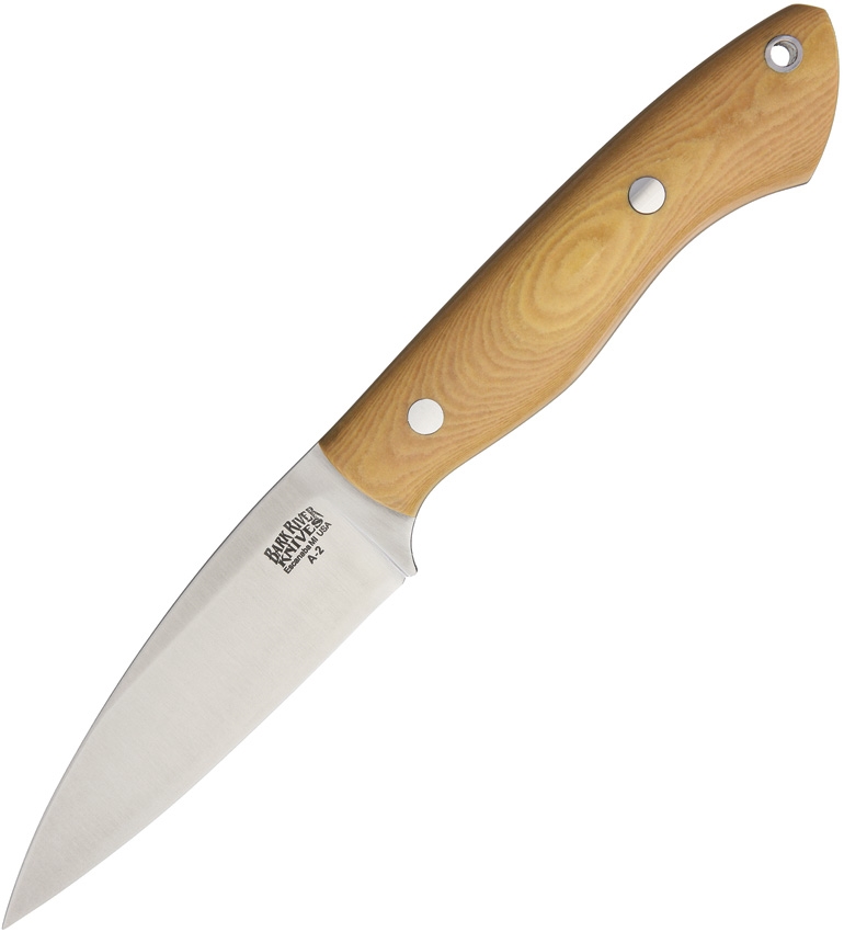 Bark River BA010MAI Bush Seax Bantam Antique Ivory Knife