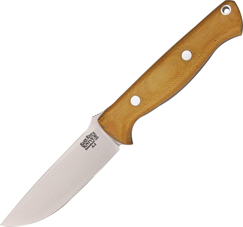 Bark River BA011MNC Bravo Gunny Natural Canvas Knife