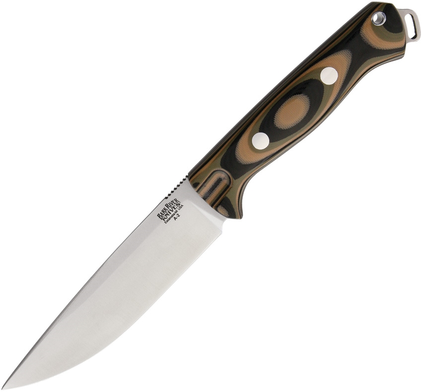 Bark River BA07117RGMSC Bravo Vortex Rampless Mil Spec Knife