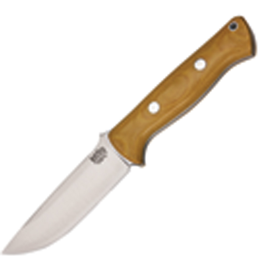 Bark River BA07126MNC Bravo 1 LT Natural Canvas Knife