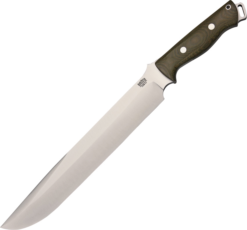 Bark River BA07321MGC Bravo III Green Canvas Micarta Knife