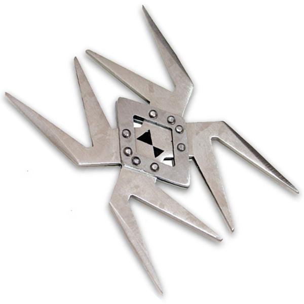 Black Widow Throwing Star, Silver