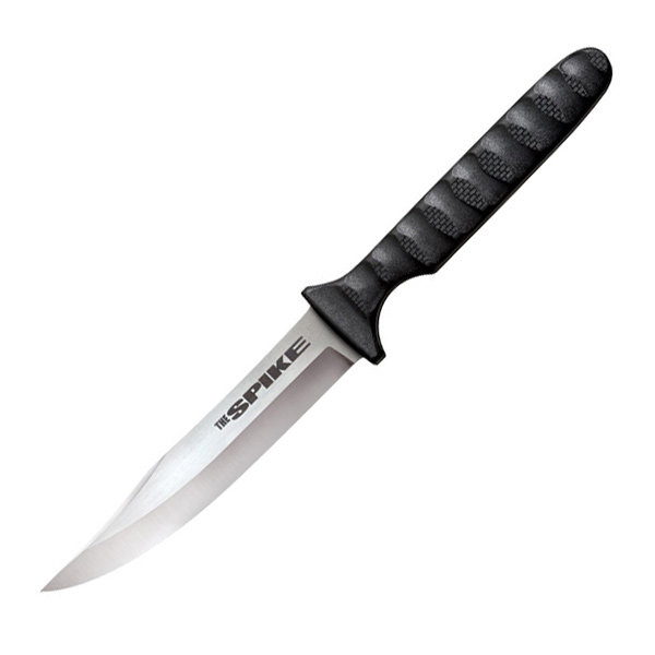 Cold Steel 53NBS Bowie Spike, Black Faux G10 Handle, Plain