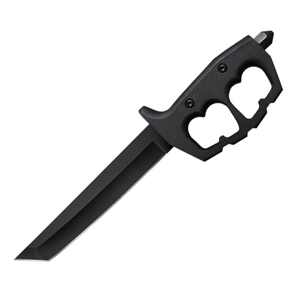 Cold Steel 80NT Chaos, Black Aluminum Handle, Black Tanto Plain