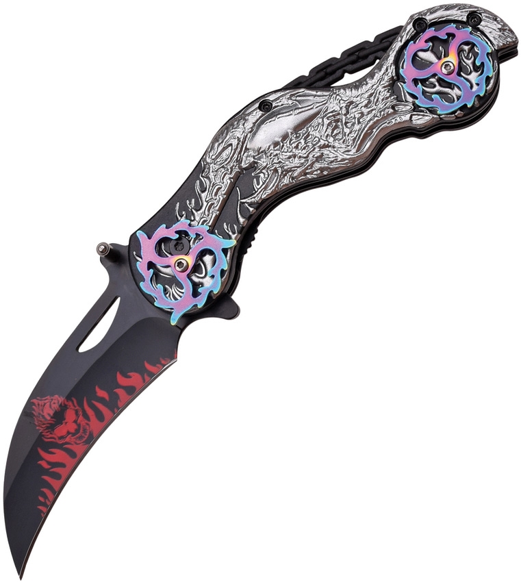 Dark Side DSA003SL Ghost Motorcycle Linerlock A/O Knife