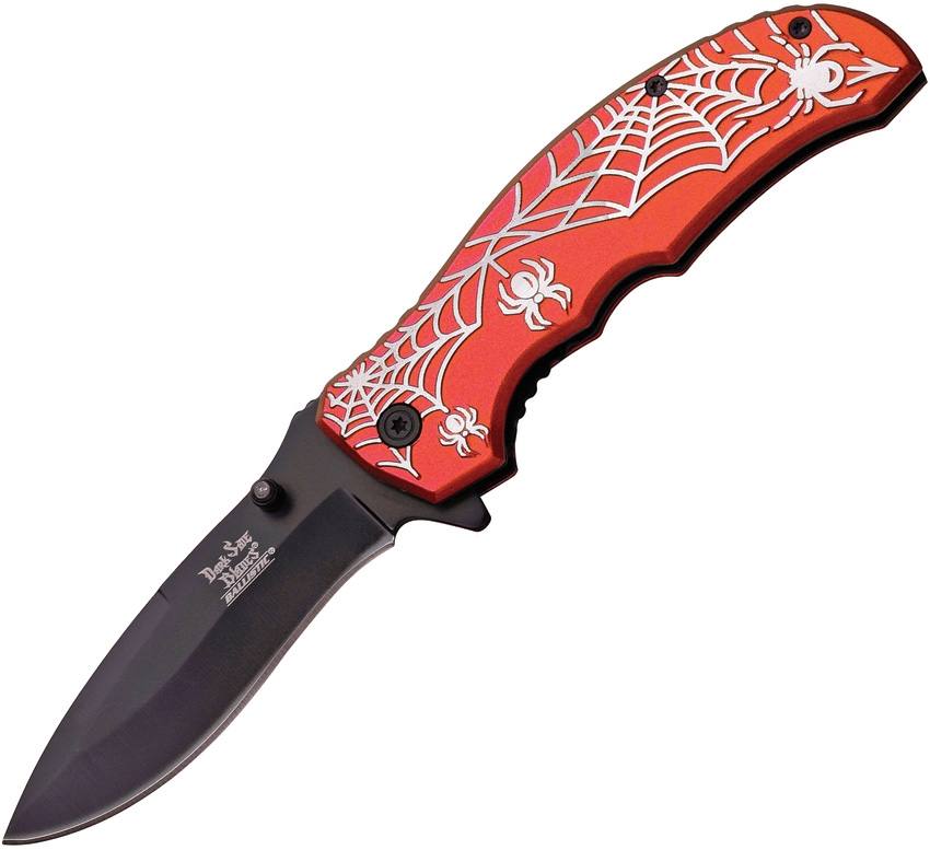 Dark Side DSA047RD Spider Linerlock A/O Knife, Red