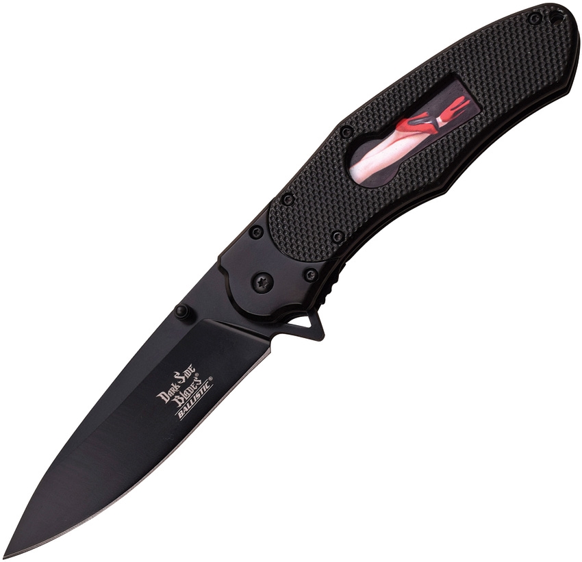 Dark Side DSA050BL Keyhole Linerlock A/O Knife, Legs