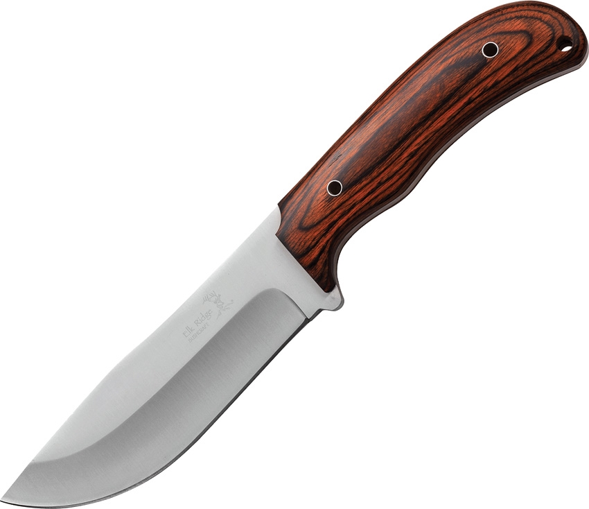 Elk Ridge ER543WD Fixed Blade Knife, Brown