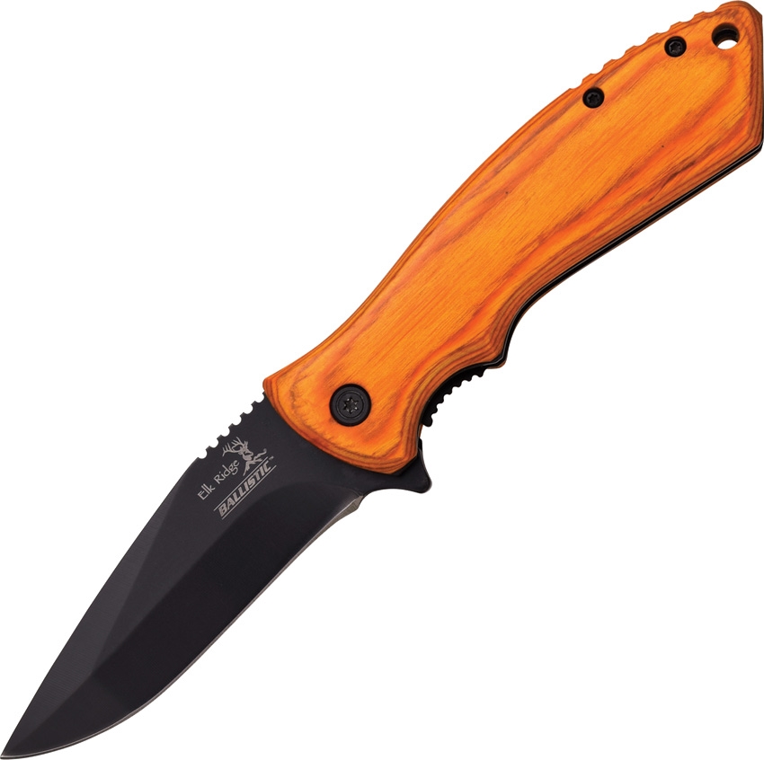 Elk Ridge ERA002LB Ballistic Linerlock A/O Buging Knife