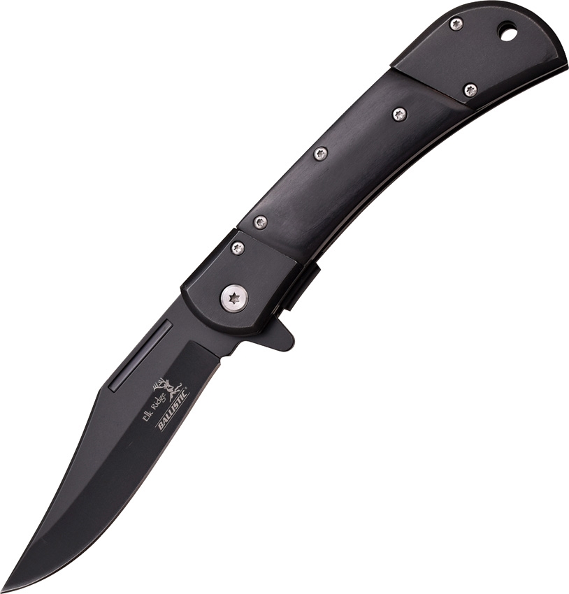 Elk Ridge ERA009BK Classic Linerlock A/O Knife, Black