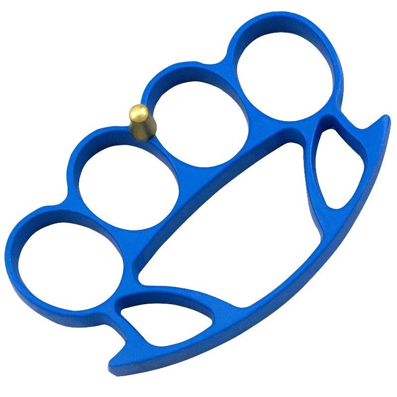 Thug Brass Knuckles, Blue, Medium