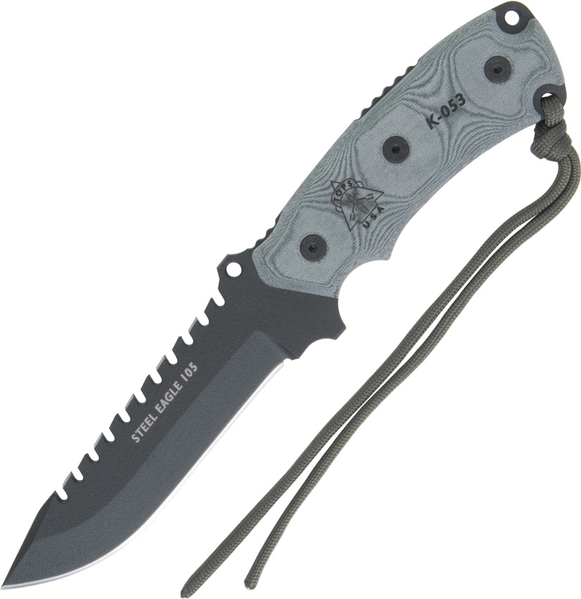 TOPS 105HP Steel Eagle Knife